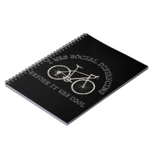Carnet Cyclisme Lover Vélo équitation Vélo Distance socia