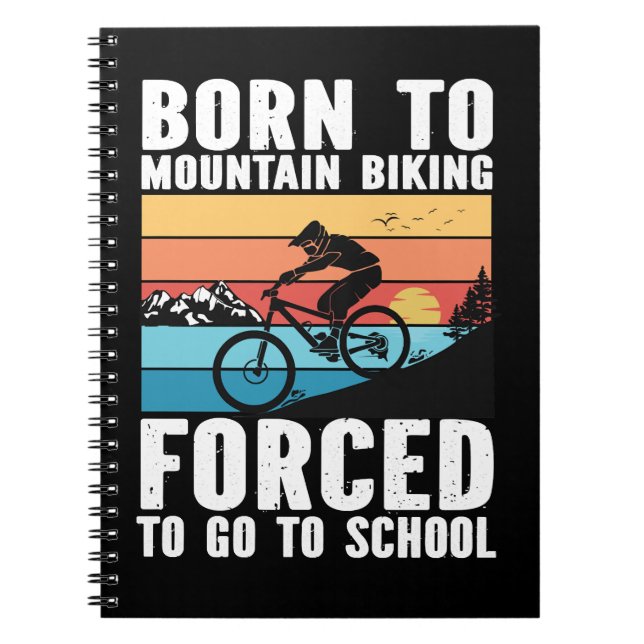 Carnet Cyclisme né à VTT forcé à aller à Sc (Devant)