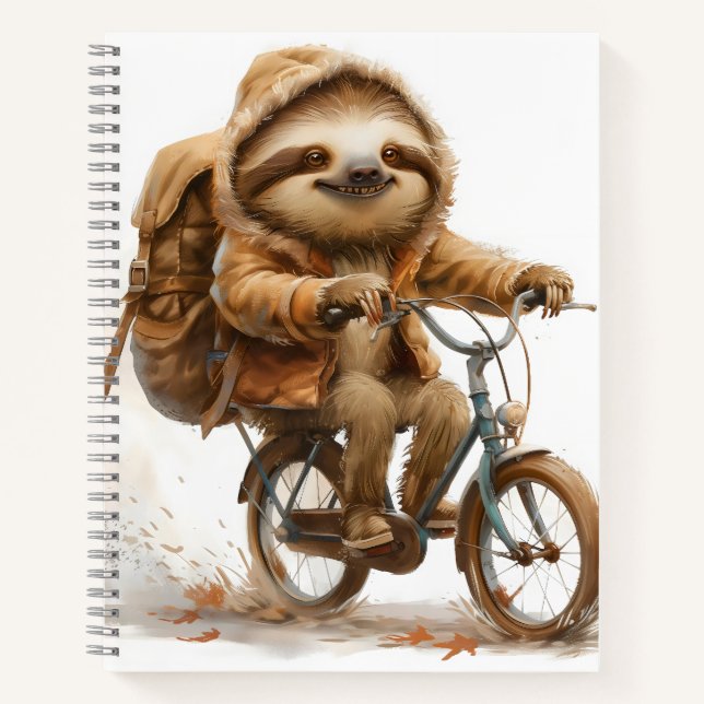 Carnet Cycliste souriant (Devant)