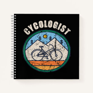 Carnet Cycologue Funny Bicycle Cyclisme Cadeau Vintage