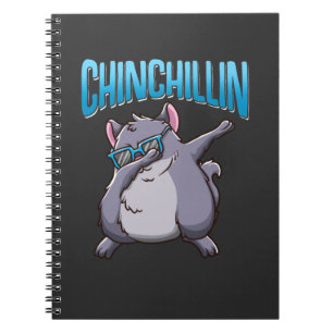Carnet Dabbing Chinchilla Lunettes de soleil Animal Anima