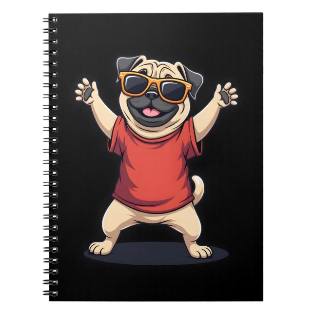 Carnet Dabbing Dabbing Dab Carlin Chien Animaux Danse Ani (Devant)