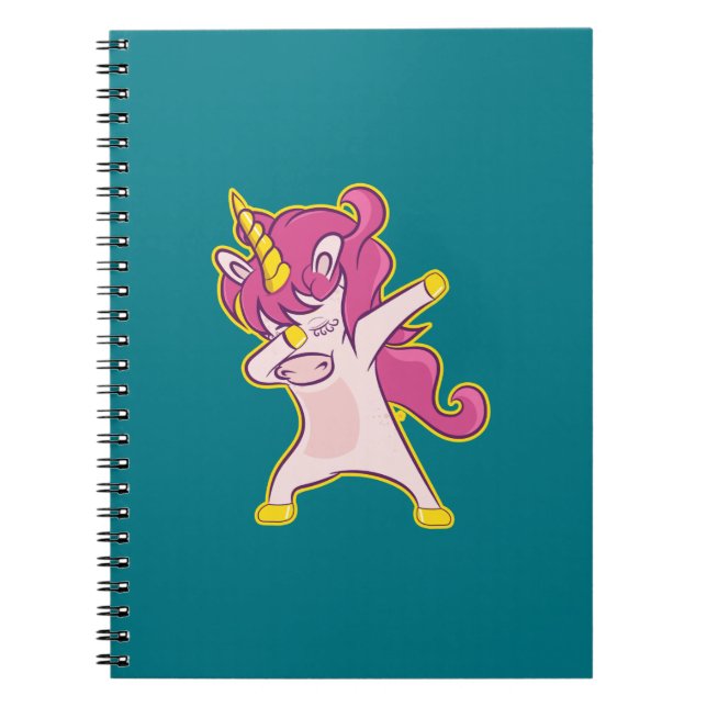 Carnet Dabbing Unicorn (Devant)
