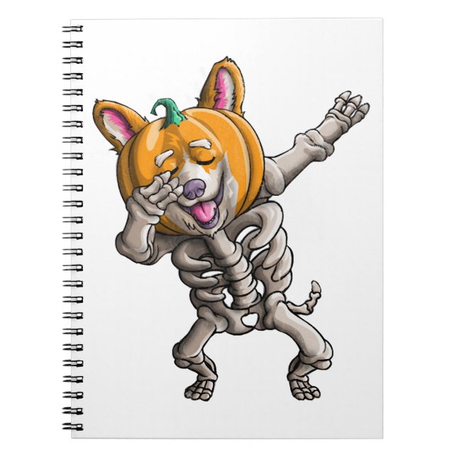 Carnet Dabeton Corgi Cute Halloween Corgi Funny (Devant)