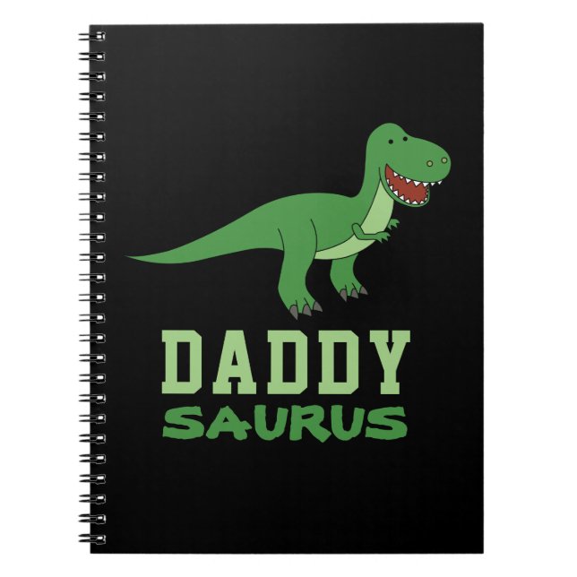 Carnet Daddysaurus Dinosaur T-Rex Dino Papa Fête des père (Devant)