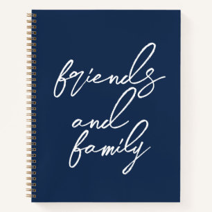 Carnet d'adresses moderne Carnet à large régime