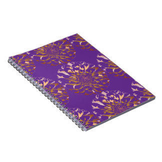 Carnet Dahlia flower notebook
