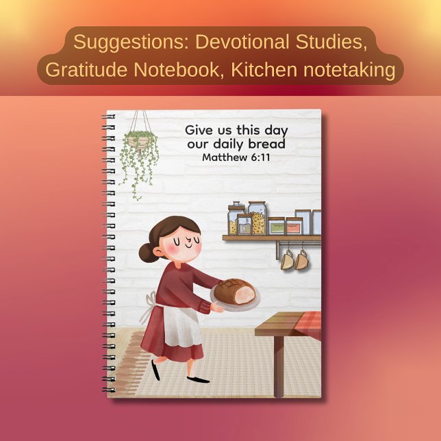Carnet Daily Bread – Faith & Gratitude (Give us this day journal)