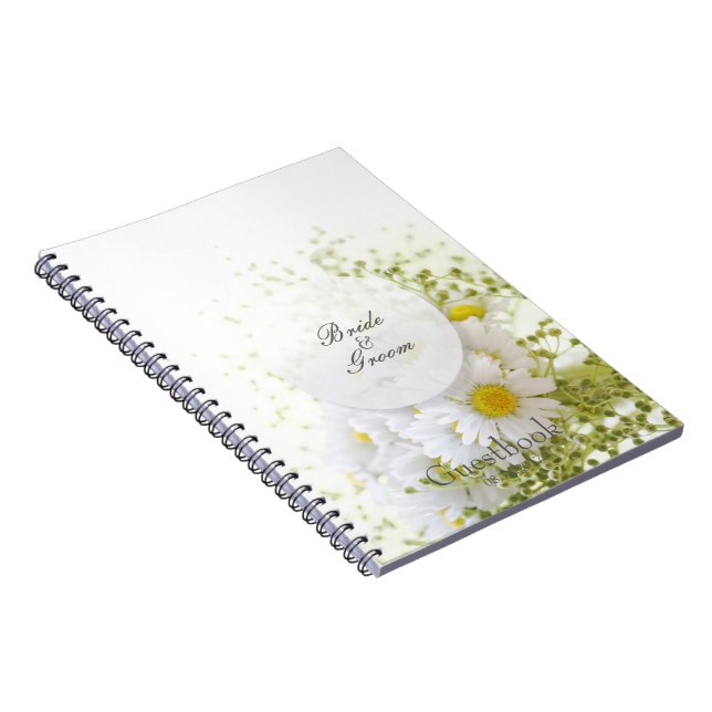 Carnet Daisées in Love - Editable Mariage guest book (Côté Droit)