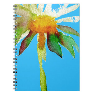 Carnet Daisy Blue Modern Art fleur