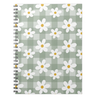 Carnet Daisy Days - En vichy vert