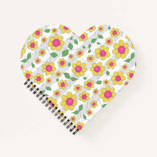 Carnet Daisy enfants floraux dessin de printemps heureux