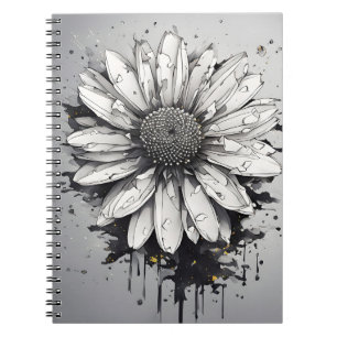 Carnet Daisy - Fleurs aquarelles