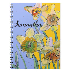 Carnet d'alimentation Daffodique Watercolor Journa