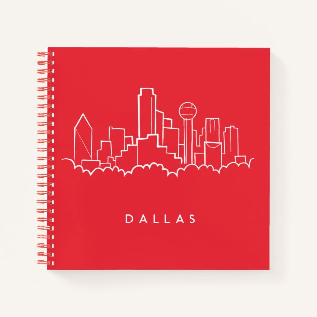 Carnet Dallas Texas Skyline (Devant)