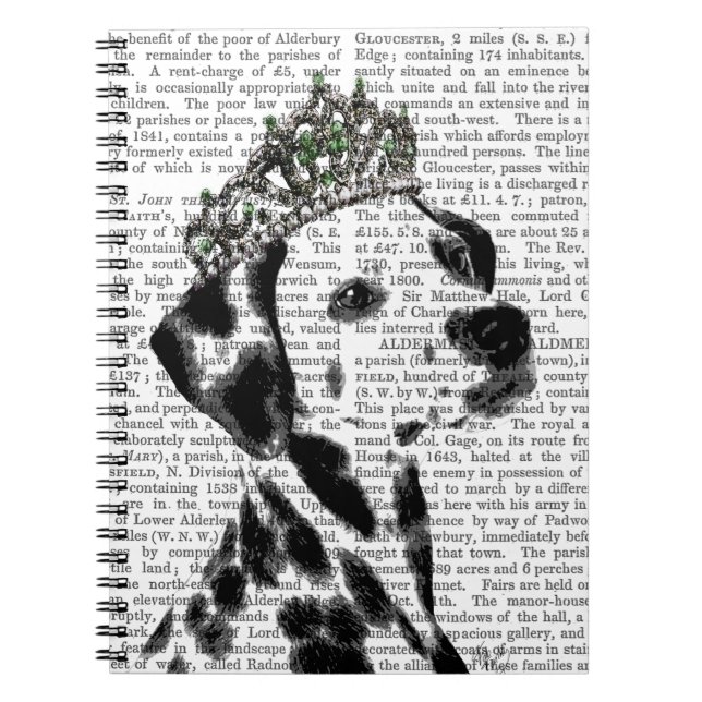 Carnet Dalmatien avec Tiara 2 (Devant)