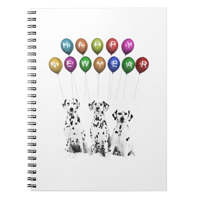 Carnet Dalmatiens : Bonne année 2016 (Devant)