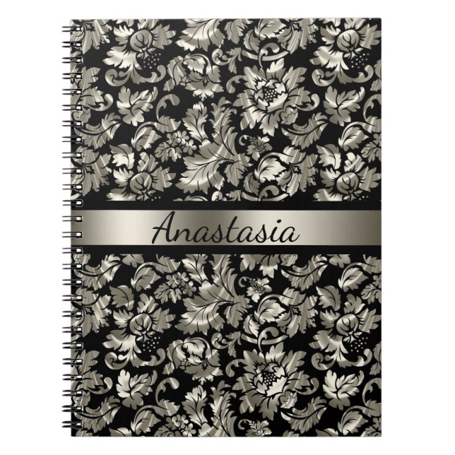 Carnet Damas d'argent tari (Devant)