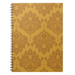 Carnet Damassé d'or de luxe