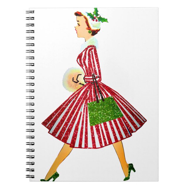 Carnet dame de noël (Devant)