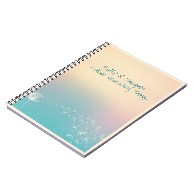 Carnet Dandelion Puff (Côté gauche)