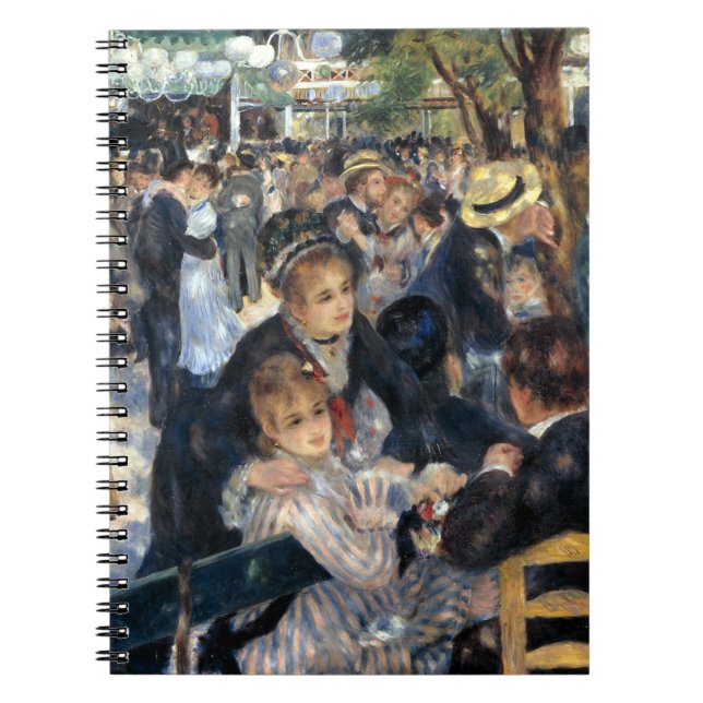 Carnet Danse au Moulin de la Galette par Renoir (Devant)