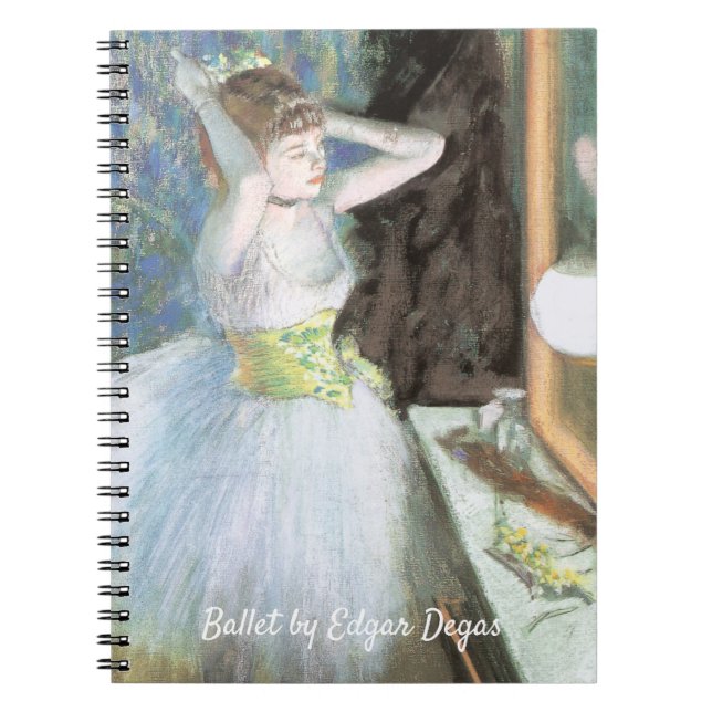 Carnet Danse dans sa chambre à coucher par Edgar Degas (Devant)