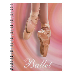 Carnet Danse de ballet en rose