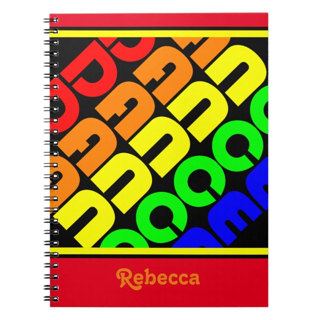 Carnet Danse Rainbow (Devant)