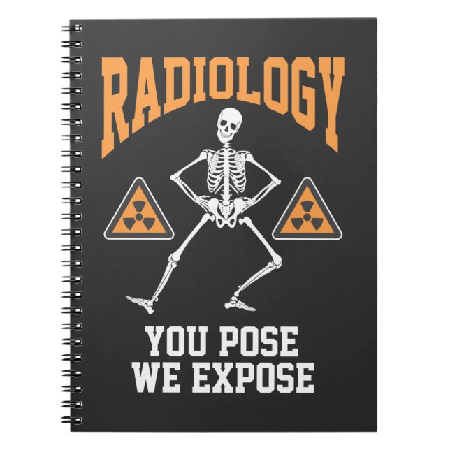 Carnet Danser drôle Skeleton Xray Humour de radiologie (Devant)