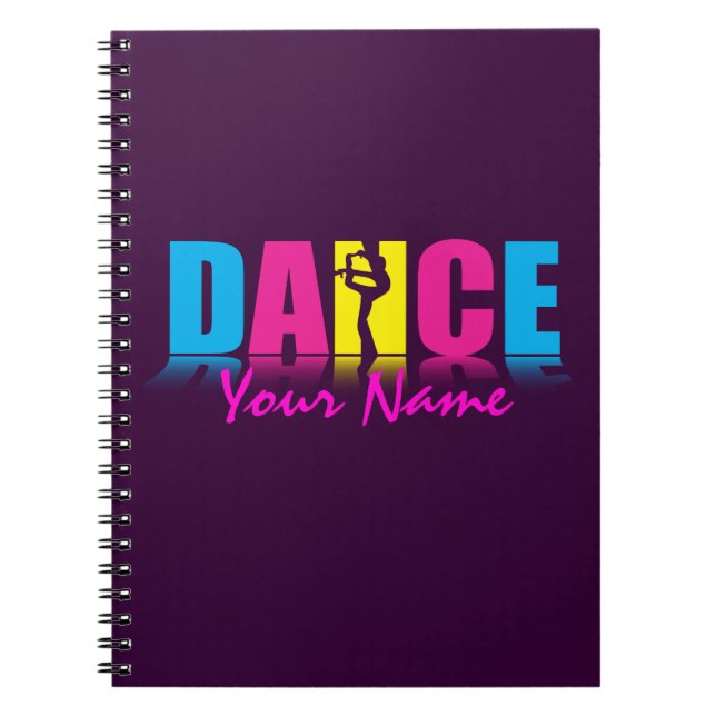 Carnet Danseur personnalisé de danse (Devant)