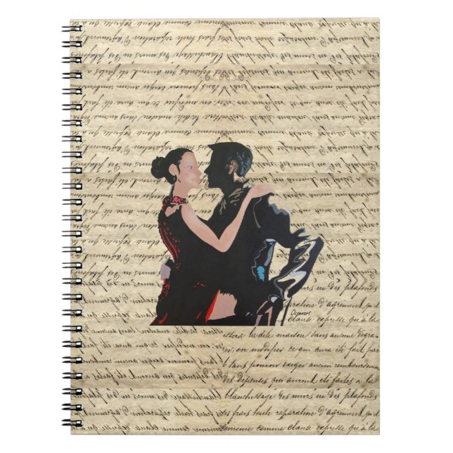 Carnet Danseurs de tango (Devant)
