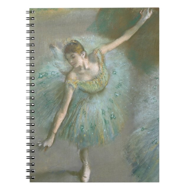 Carnet Danseuse dans Green Edgar Degas (Devant)