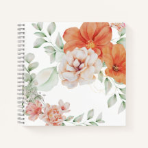 Carnet d'aquarelle florale