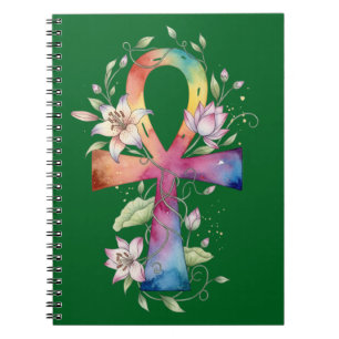 Carnet d'aquarelle florale de Ankh Sacré
