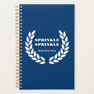 Carnet d'arrosage bleu Boujee