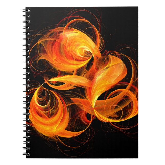 Carnet d'art Abstrait Fireball (Devant)