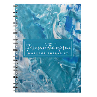 Carnet d'Art Abstrait Turquoise moderne