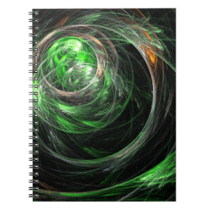 Carnet d'art Abstrait vert du monde entier