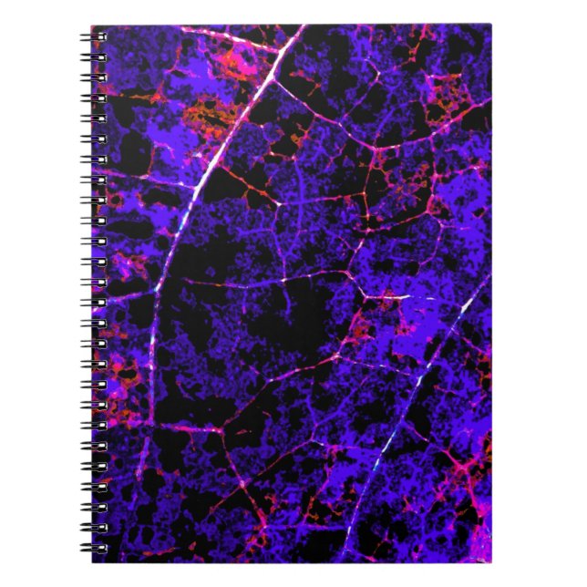 Carnet d'art Abstrait violet (Devant)