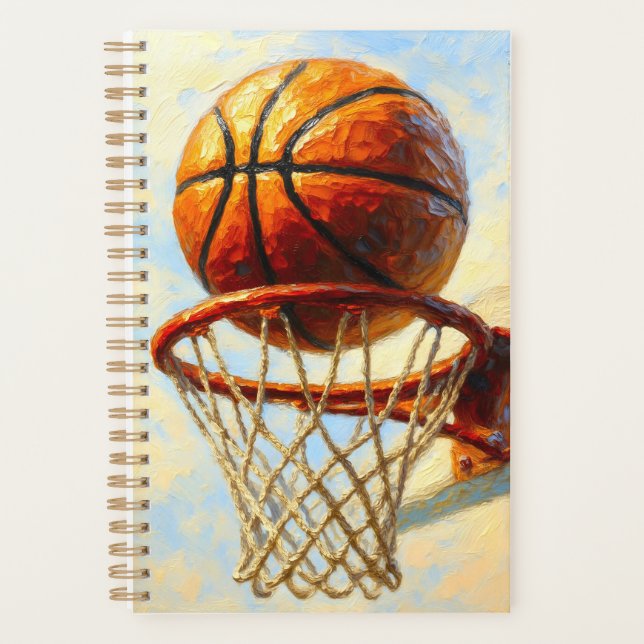 Carnet d'art de basketball - Journal de conception (Devant)