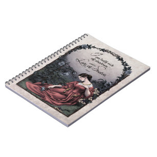 Carnet d'art victorien Tennyson "Lady of Shalott"