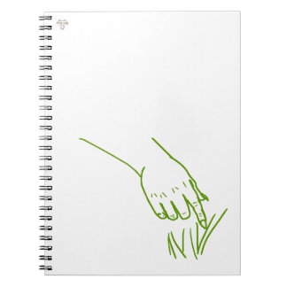 Carnet Daryl le Gobelin Main Verte Touche Herbe