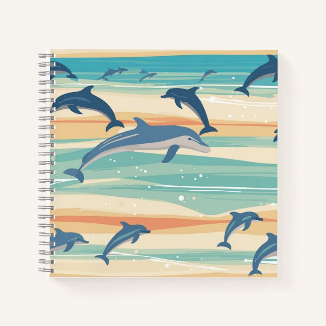 Carnet Dauphins (Devant)