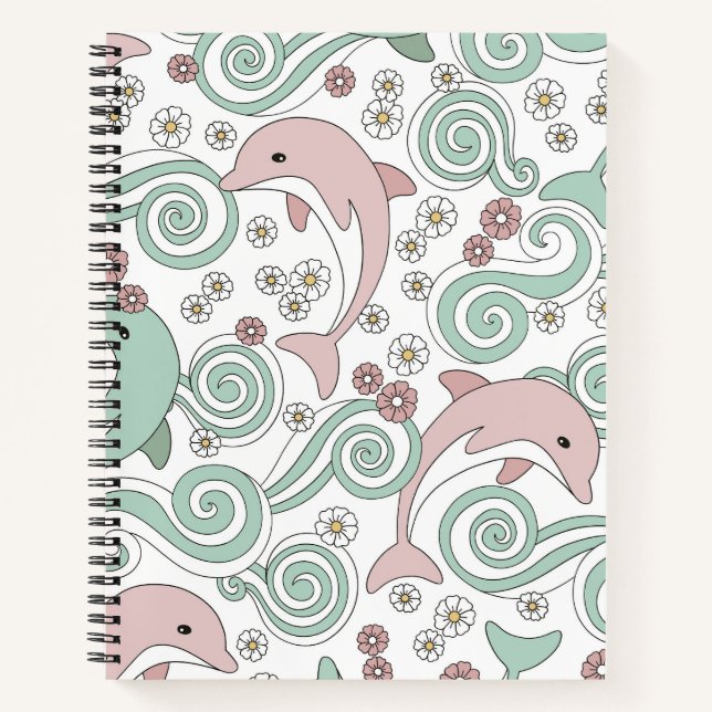 Carnet Dauphins (Devant)