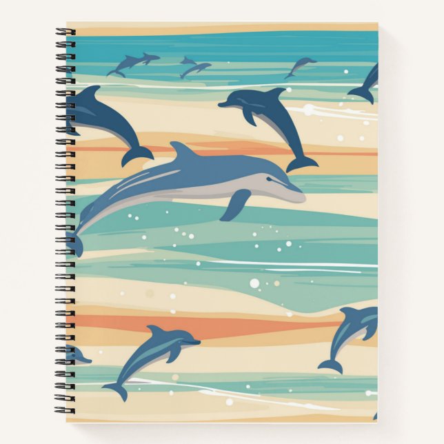 Carnet Dauphins (Devant)