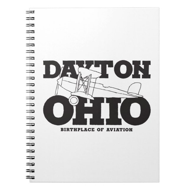 Carnet Dayton Ohio Art Lieu de naissance de l'Art aéronau (Devant)