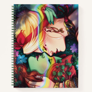 Carnet DC Pride Harley Quinn & Poison Ivy Comic Cover