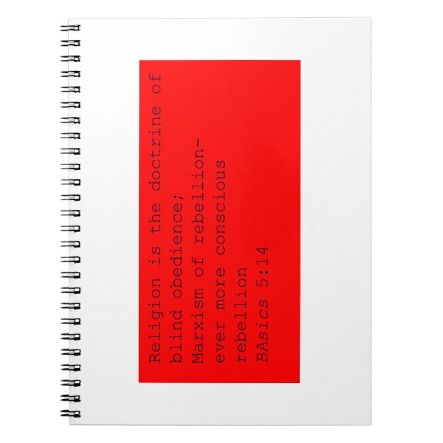 Carnet de 5h14 de fondements (Devant)