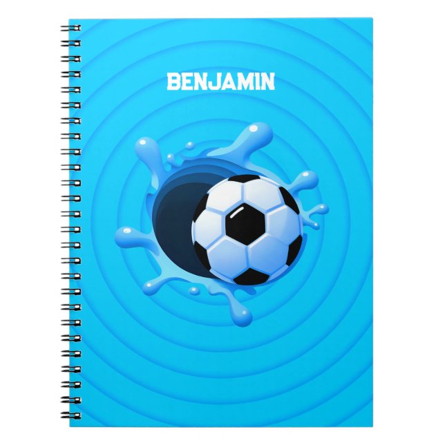 Carnet de balle de soccer personnalisé (Devant)